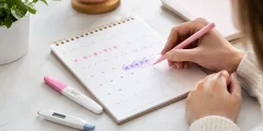 كيف أحسب أيام التبويض للحمل مع دورة منتظمة؟